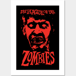 The Plague of the Zombies (red) Posters and Art